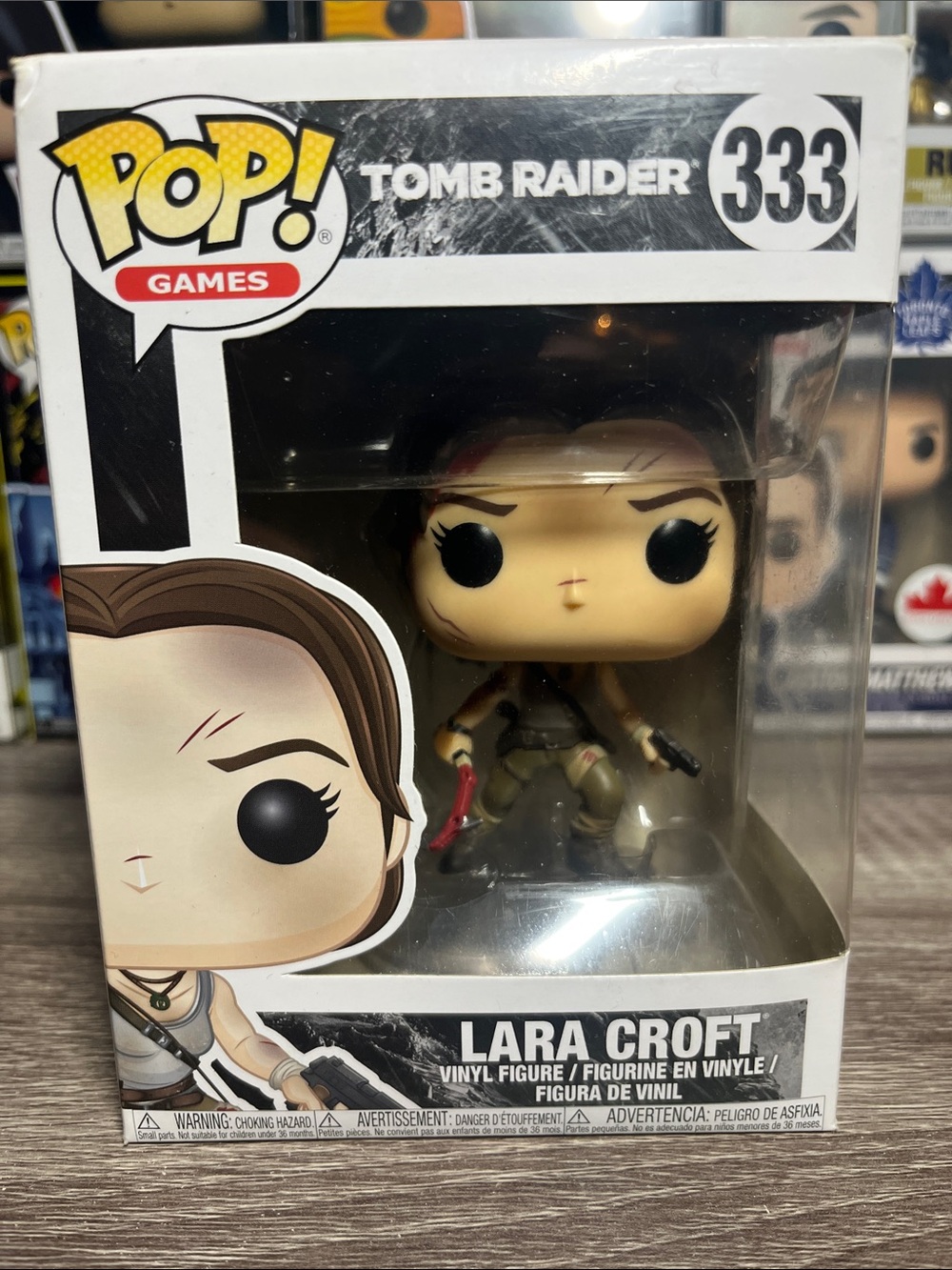 Funko Pop Games Tomb Raider Lara Croft Figure - Brown, Black, Tan